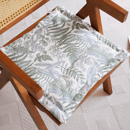 Fern Leaf Cooling Memory Foam Chair Cushion - DarkSeaGreen - 19.7" x 19.7" - image 0