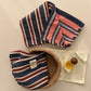 Vintage Stripe Woven Gauze Cotton Pillow Cover - image 3