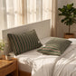 Vintage Stripe Woven Gauze Cotton Pillow Cover - image 6