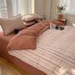 Vintage Red Plaid Cotton Bedding Set - image 3
