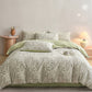 Botanical Whisper Washed Cotton Jacquard Bedding Set - image 17
