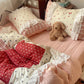 Sweet Cherry Ruffle Cotton Gauze Bedding Set - image 3