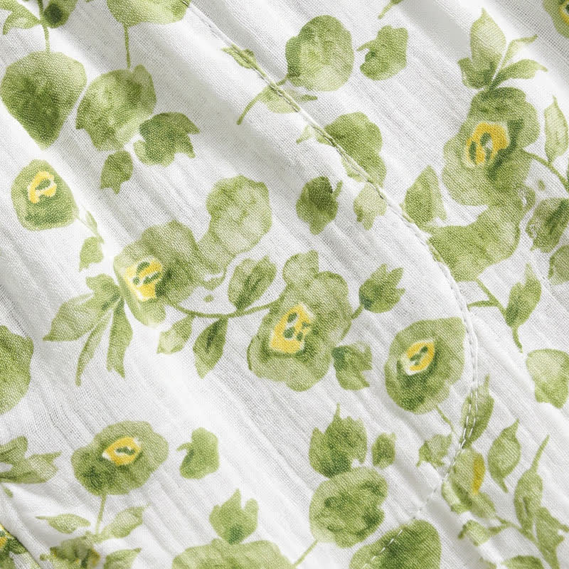Summer Floral Cotton Lounge Shorts - image 3
