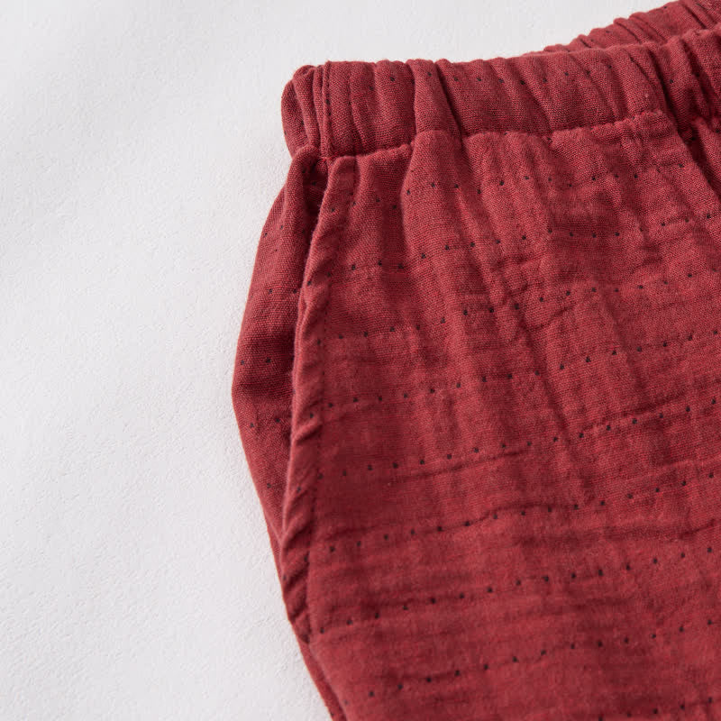 Relaxed Cotton Gauze Drawstring Lounge Shorts - image 11