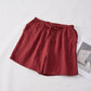 Relaxed Cotton Gauze Drawstring Lounge Shorts - image 9