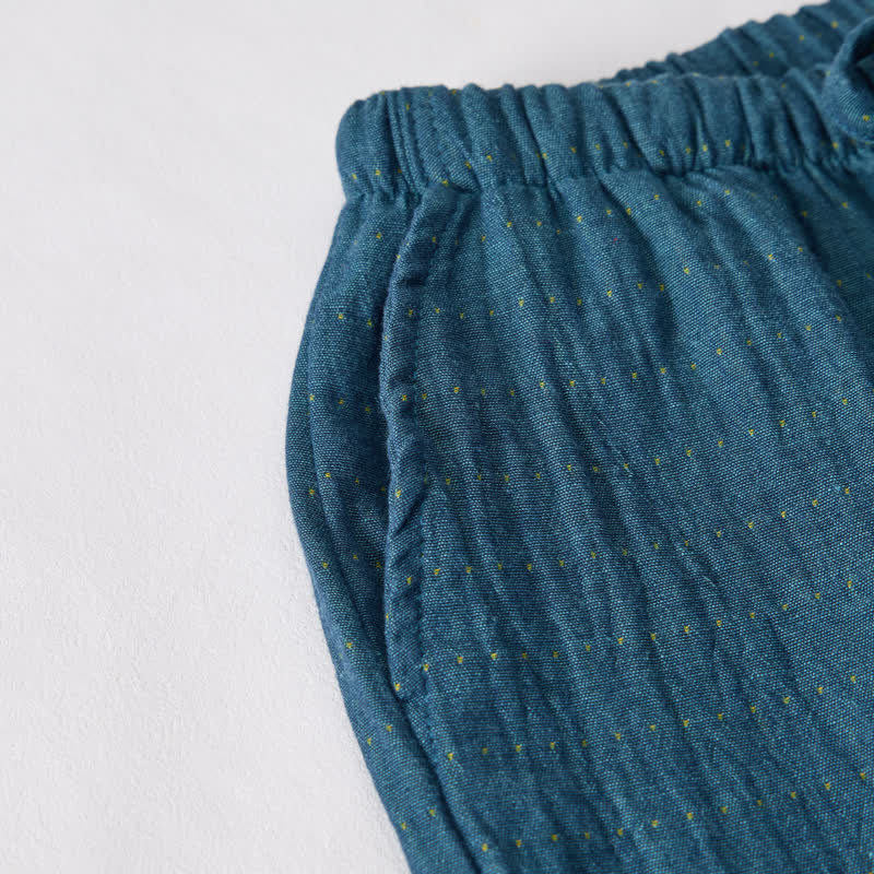 Relaxed Cotton Gauze Drawstring Lounge Shorts - image 29