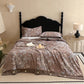 Rustic Botanical Cotton Linen Blanket Quilt - image 1