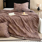 Vintage Botanical Cotton Linen Blanket Quilt - image 2