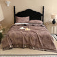 Vintage Botanical Cotton Linen Blanket Quilt - image 1