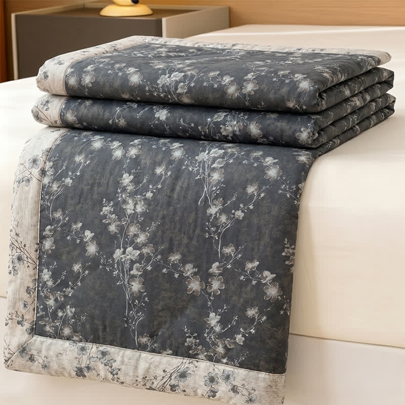 Pure Cotton Floral Vintage Bedspread - image 3