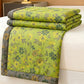 Vintage Green Floral Cotton Bedspread - image 3
