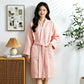 Sunflower Cotton Waffle Kimono Bathrobe - image 7