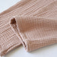 Cotton Gauze Contrast Trim Loungewear Set - image 13
