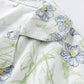 Mint Floral Satin Button Up Shorts Loungewear Set - image 3