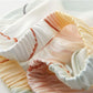 Abstract Print Sateen Short Sleeve Loungewear Set - image 8