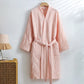 Sunflower Cotton Waffle Kimono Bathrobe - Pink - XL - image 5