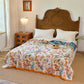 Cottage Bloom Cotton Gauze Reversible Blanket Quilt - image 2