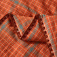 Yarn Dyed Orange Plaid Cotton Summer Quilt - image 5