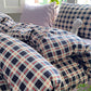 Heritage Plaid Red & Navy Washed Cotton Bedding Set - image 2