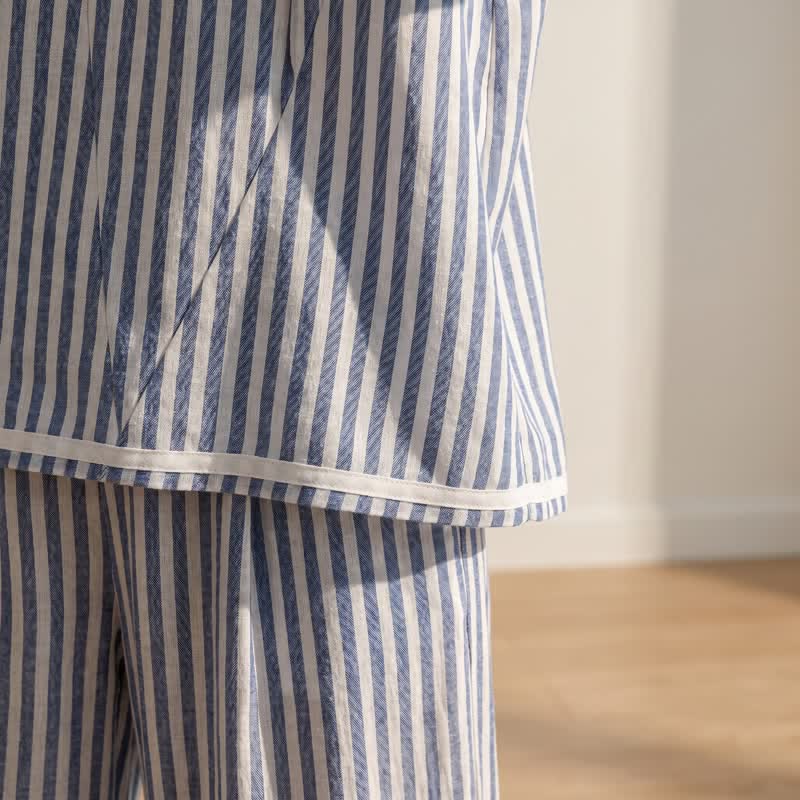 Coastal Stripe Relaxed Two Piece Loungewear Set - image 4