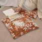 Vintage Floral Chenille Tie-On Chair Cushion - image 3