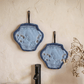Blue Willow Coral Fleece Hand Towels - Blue - 11'' × 9'' - 2 PCS - image 0