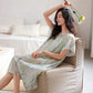 Watercolor Floral Lyocell Tie Neck Sleep Dress - image 5
