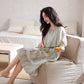 Watercolor Floral Lyocell Tie Neck Sleep Dress - image 6