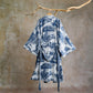 Toile Print Cotton Kimono Robe - image 1