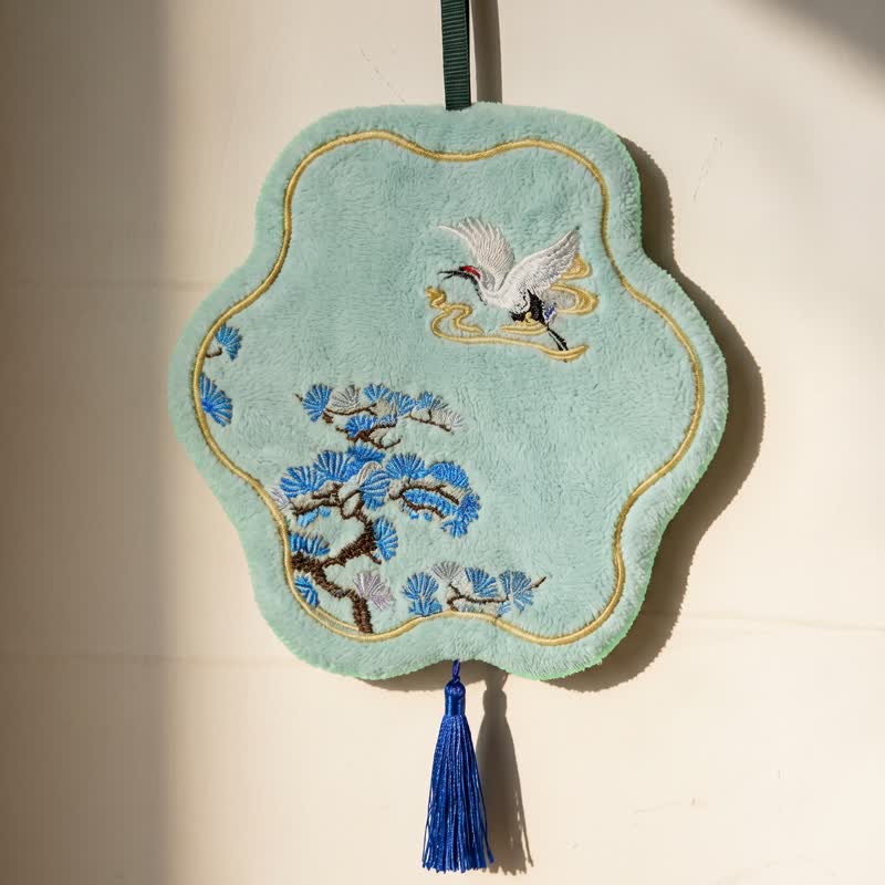 Crane and Pine Coral Fleece Hand Towel - image 3