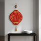 Lunar Red Bamboo Coral Fleece Hand Towel - image 2