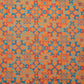 Floral Medallion Cotton Jacquard Fabric - Orange - Meter - 5M - image 5