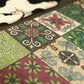 Sleeping Cat Scalloped Tile Entryway Rug - image 3