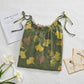 Ginkgo Leaf Tie Strap Lounge Midi Dress - image 52