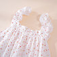 Cotton Floral Ruffle Strap Lounge Dress - image 3