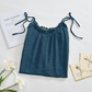 Sunwashed Solid Color Tie Strap Lounge Dress - image 10