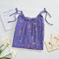 Butterfly Print Tie Strap Lounge Maxi Dress - image 2