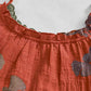 Ginkgo Leaf Tie Strap Cotton Lounge Midi Dress - image 13