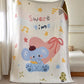 Pastel Elephant Lyocell Quilted Baby Blanket - image 6