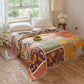 Boho Cotton Patchwork Floral Tassel Quilt - image 2