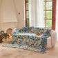 Muslin Botanical Tassel Reversible Blanket Quilt - image 4