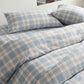 Blue Plaid Cotton Twin XL Bedding Set - image 2