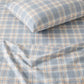 Blue Plaid Cotton Twin XL Bedding Set - image 5