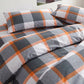 Modern Grey Plaid Twin XL Bedding Set - image 3