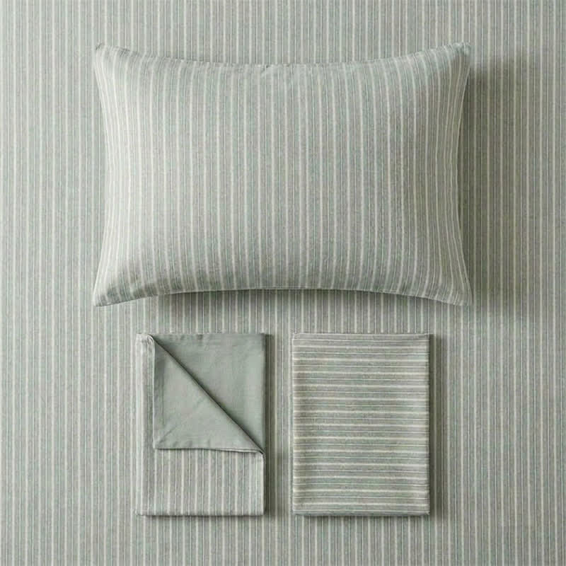 Nordic Stripe Cotton Twin XL Bedding Set - image 15