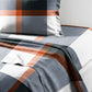 Modern Grey Plaid Twin XL Bedding Set - image 5