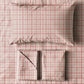 Soft Pink Plaid Twin XL Bedding Set - image 2