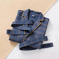 Unisex Style Plaid Cotton Bathrobe - image 3