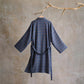 Unisex Style Plaid Cotton Bathrobe - image 2