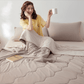 Double-Sided Cooling Lightweight Summer Comforter - Latte Beige - 79" × 91"  - image 8